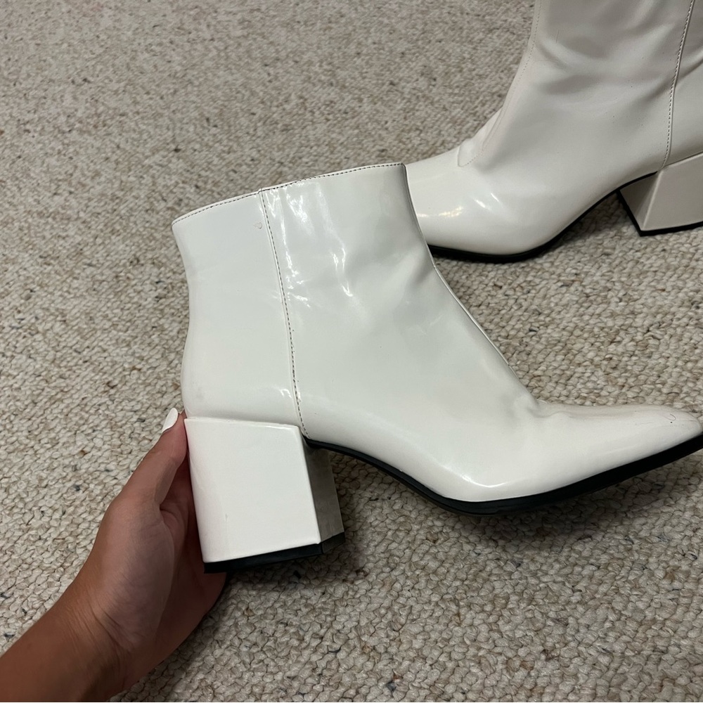 White booties
